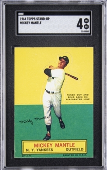 1964 Topps Stand Up Mickey Mantle - SGC VG-EX 4